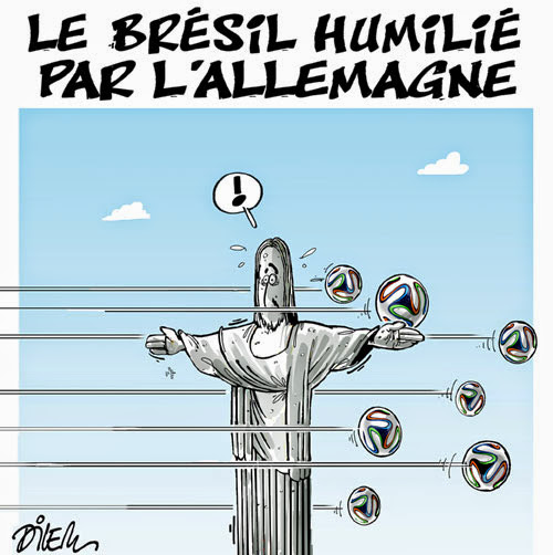 Le Brésil humilié par l&rsquo;Allemagne