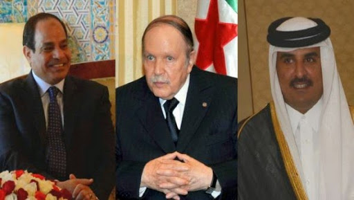 Le président Bouteflika s’entretient avec son homologue égyptien et l’Emir du Qatar sur la situation à Ghaza