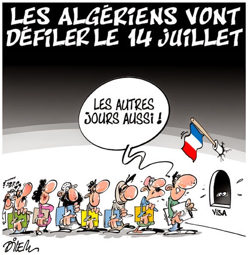 Les Algériens vont défiler le 14 juillet