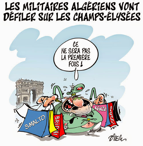 Les militaire algériens vont défiler sur les champs-Elysées