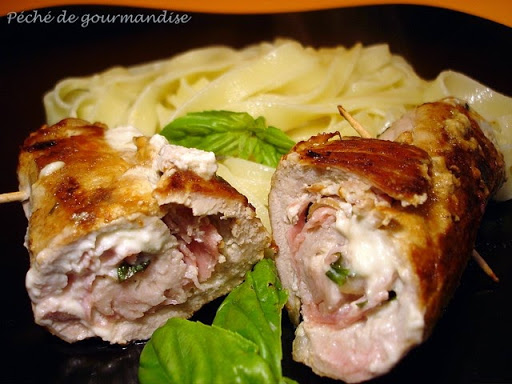 Paupiettes de veau au fromage