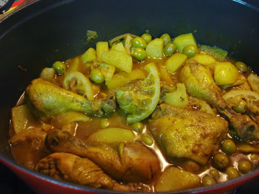 Poulet au citron confit