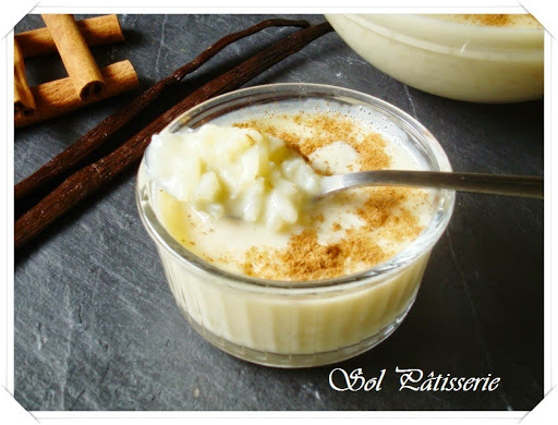 Riz au lait à la vanille