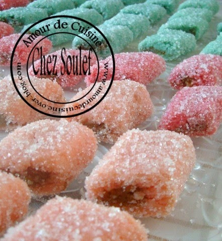 Skikrates gâteaux algerien a la noix de coco sans cuisson