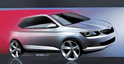 Skoda : première esquisse de la prochaine Fabia