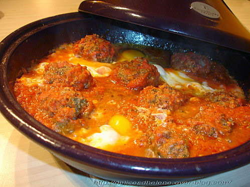 Tajine de kefta aux œufs