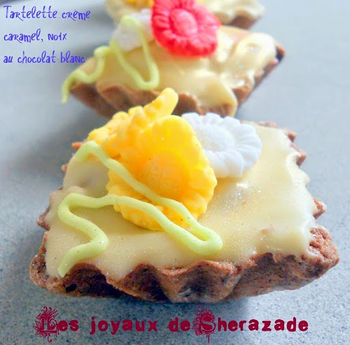 tartelette au chocolat blanc