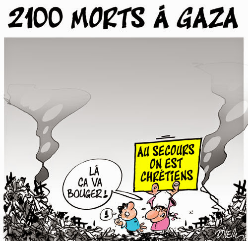 2100 morts à gaza
