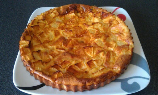 Clafoutis pommes et poires en duo