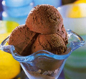 Glace au chocolat