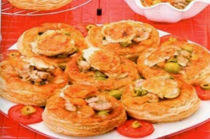 Les vol-au-vent au poulet