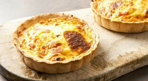 Quiche lorraine au fromage