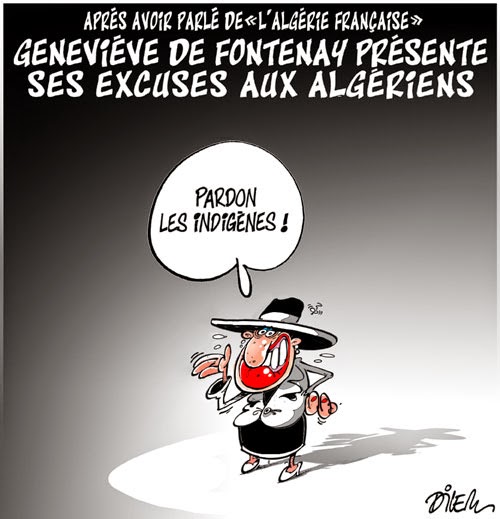 Après avoir parlé de « L’Algérie française » : Geneviéve de fontenay présente ses excuses aux algériens