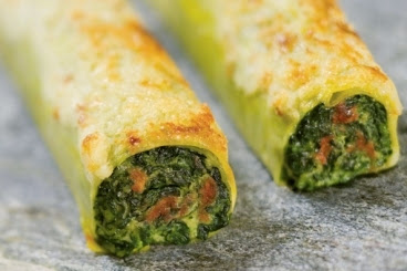 Cannellonis farcis aux épinards