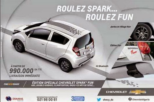 Diamal : Edition Spéciale « Fun » sur la Chevrolet Spark