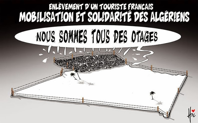 Enlèvement d’un touriste français : mobilisation et solidarité des algériens
