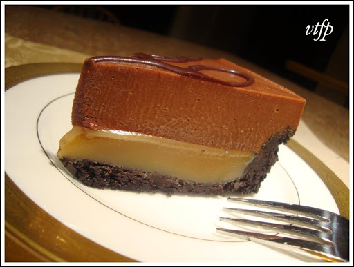 Gâteau chocolat-caramel