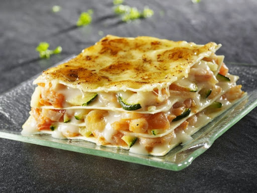 Lasagnes aux crevettes