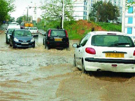 Les premières pluies font des dégâts