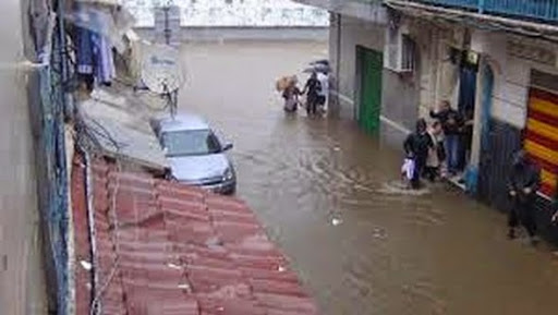 Tissemsilt: un tronçon de la RN 19 impraticable suite à de fortes pluies