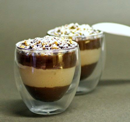 Verrines chocolat-café