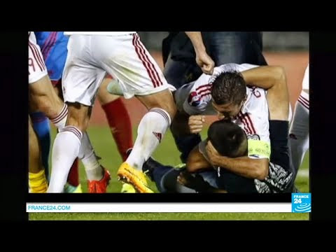 Bagarre générale durant Serbie-Albanie, match arrêté – Éliminatoires de l’Euro 2016