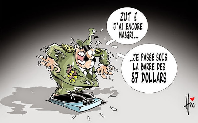 Baisse du prix du pétrole