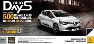 « Clio Days » chez Renault Algérie : plus que deux jours