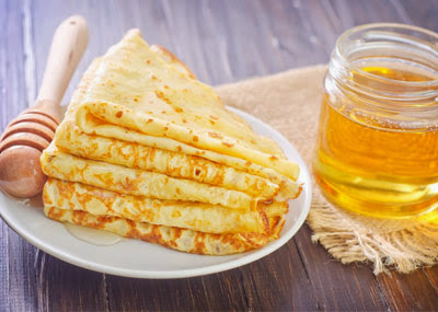Crêpes au miel