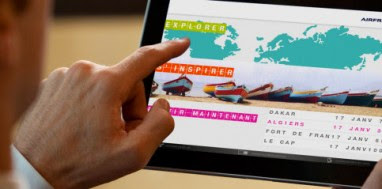Décollage de la presse digitale, Air France lance une application en première mondiale