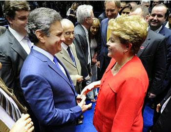 Dilma rousseff et aecio neves face à face : Le brésil divisé élit son nouveau président