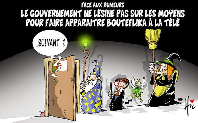 Face aux rumeurs : Le gouvernement ne lésine pas sur les moyens pour faire apparaître bouteflika à  la télé
