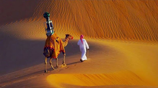 Google cartographie les déserts à dos de dromadaire