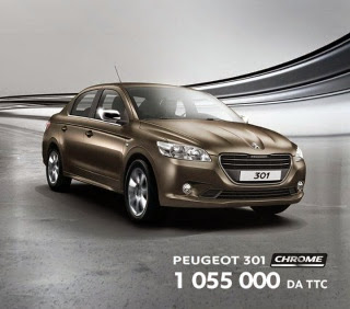 La 301 Chrome en disponibilité immédiate