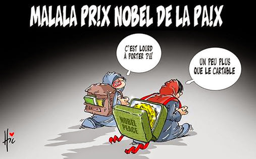 Malala prix nobel de la paix