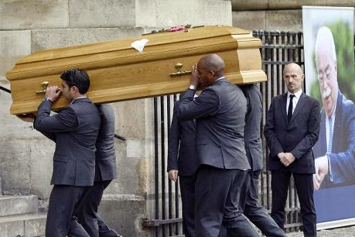 Obsèques à Paris du patron de Total en présence de personnalités françaises et étrangères