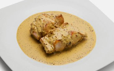 Râbles de lapin à la moutarde