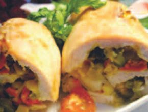 Roulés de dinde aux cornichons