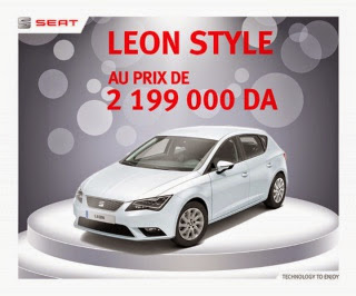 Seat Leon Style s’affiche à 2 199 000 da