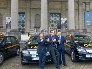 Taxis électriques BYD à Bruxelles