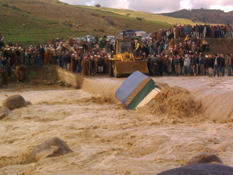 Bechar: effondrement partiel de 3 habitations à la daïra de Kenadsa à cause de la pluie