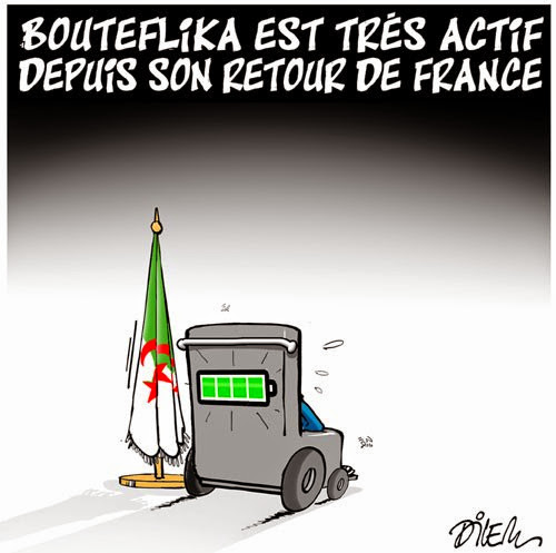 Bouteflika est très actif depuis son retour de France