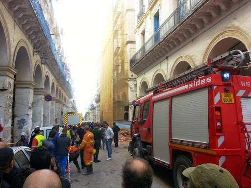 Casbah : Effondrement d&rsquo;un hôtel Rue Bouzrina, 1 mort et 4 blessés