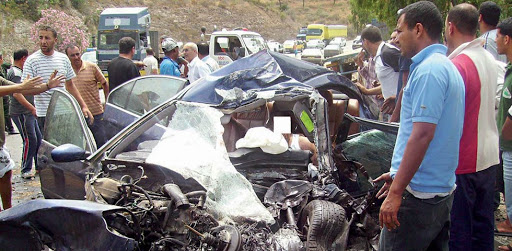 Collision de deux vehicules lors d’un cortege nuptial : quatre morts de la même famille à Oran