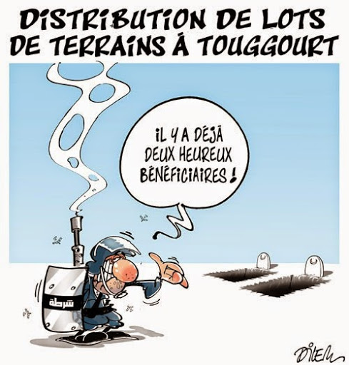 Distribution de lots de terrains à Touggourt