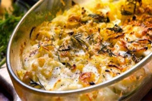 Gratin de fenouils au poulet