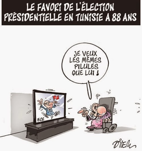 Le favori de l&rsquo;élection présidentielle en Tunisie a 88 ans