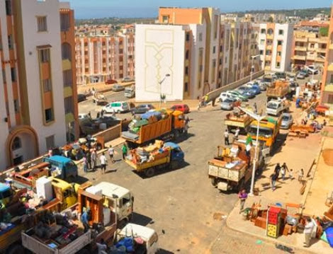 L’opération a provoqué plusieurs mouvements de contestation, Le relogement de la discorde