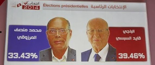 Tunisie – Résultats préliminaires officiels: L’écart se réduit entre Caïd Essebsi et Marzouki, Hechmi Hamdi fait mieux que Slim Riahi