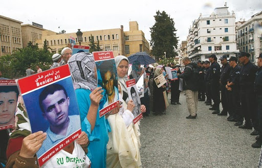 À l’occasion de la journée internationale des droits de l’Homme, Rassemblement des familles de disparus à Constantine